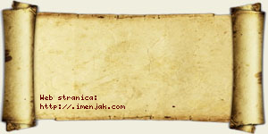 Biljana Isailović vizit kartica